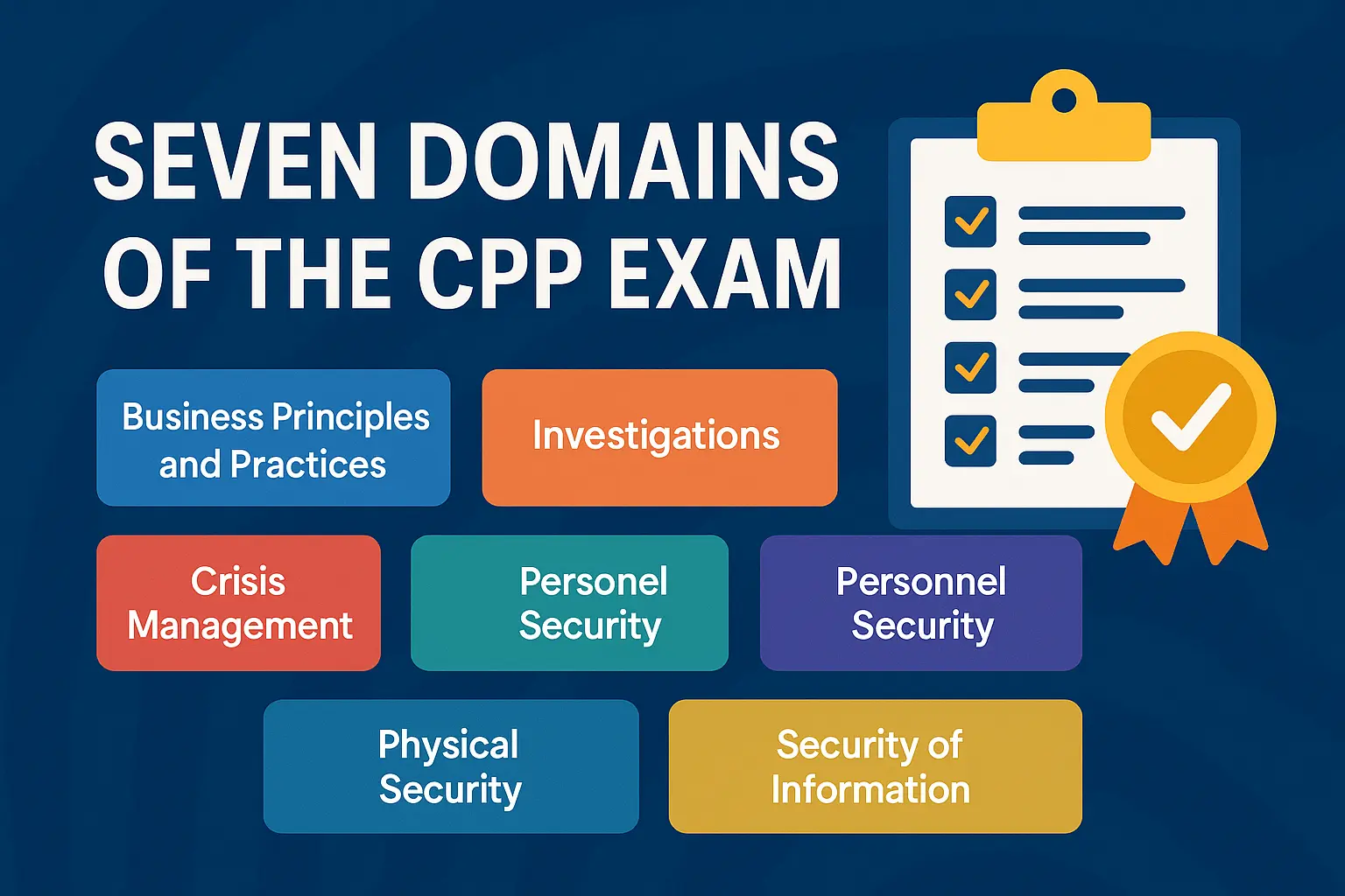 ASIS CPP All Domains Explained